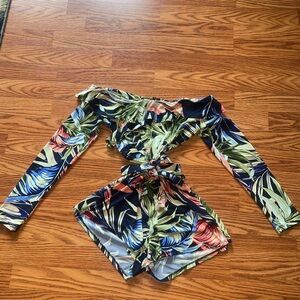 Floral Off-Shoulder Jumpsuit
